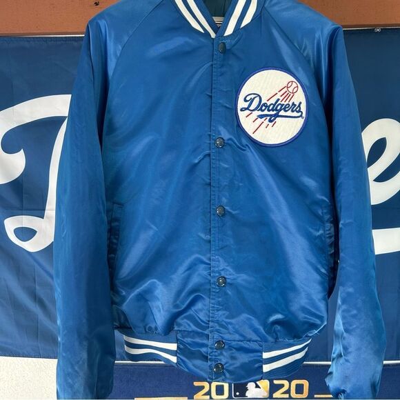 Dodgers Vintage Chalk Line Satin Jacket size Medium - Picture 4 of 9